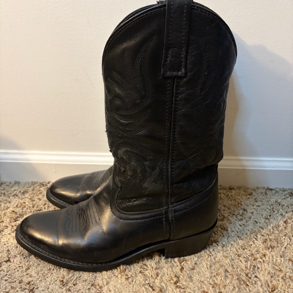 Laredo Lea Vamp Fox Western Cowboy Boots Men’s 8.5 - Picture 6 of 12